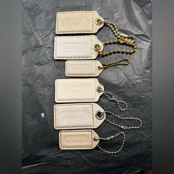 Coach White/ Off white/ Cream Hangtags - Picture 1 of 2